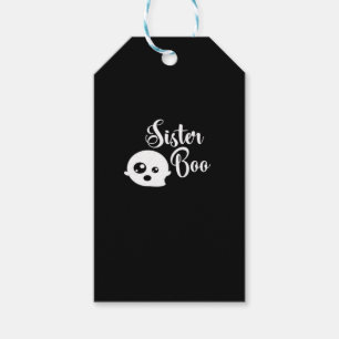 Sister Boo Halloween Presentetikett