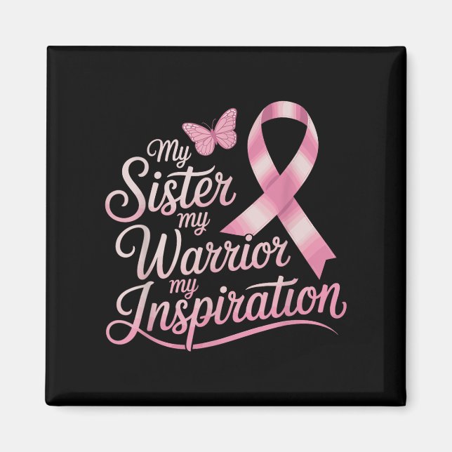 Sister Bröstcancer medvetenhet Magnet (Framsidan)