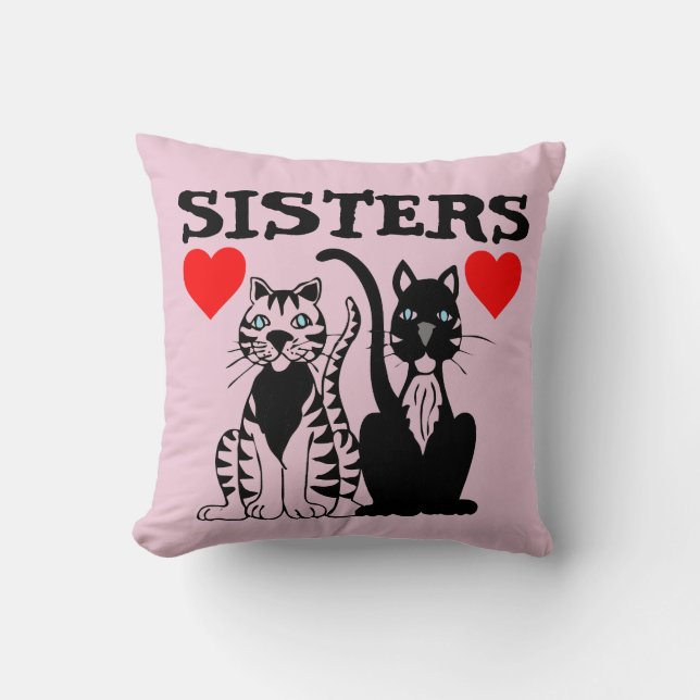 SISTER CAT PILLOW FOR SISTER KUDDE (Framsida)