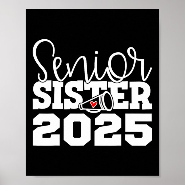 Sister Cheer Cl från 2025 Graduat Poster (Framsidan)