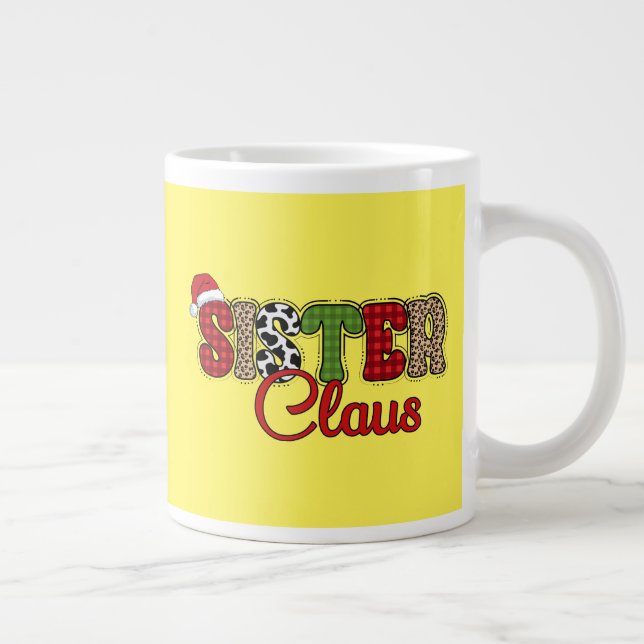 Sister Claus - juldesign Jumbo Mugg (Höger)