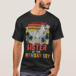 Sister Dinosaur från Birthday Boy Matching Famil T Shirt<br><div class="desc">Hoppas du gillar det 42</div>