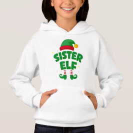 Sister Elf Fun Family Christmas Design T Shirt