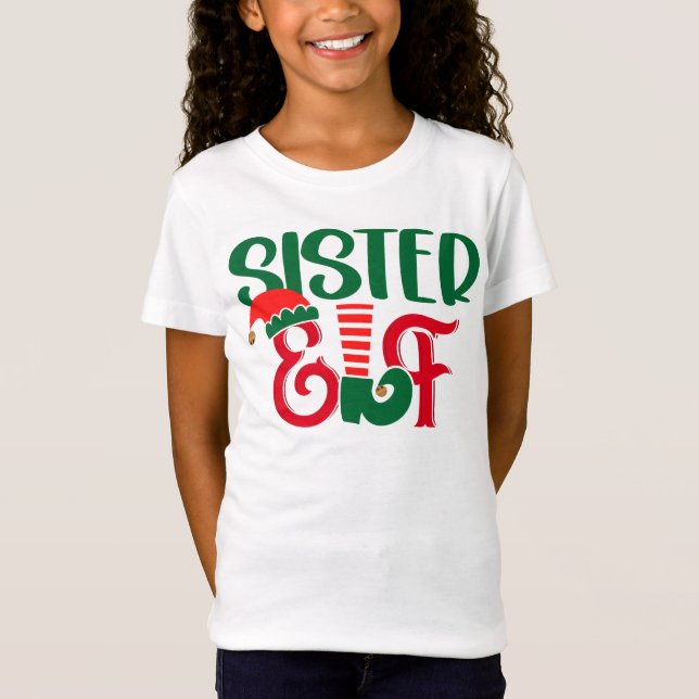 Sister Elf T Shirt (Framsida)