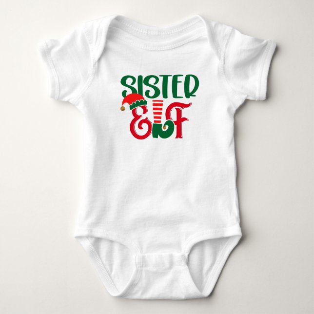 Sister Elf T Shirt (Framsida)