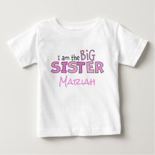 Sister Girly Rosa Modern Typography Cute T Shirt