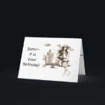 SISTER-GÖR ALLT DU KAN GÖRA KÄRLEK PÅ DIN BIRTHDAY KORT<br><div class="desc">DET HÄR ÄR ETT SKÖPANDE SISTERS BIRTHDAY-KORT SOM KOMMER ATT VARA SÄKER FÖR ATT LÄGGA TILL EN ENORM SMILE TILLSAMMANS MED KÄRLEK I HENNES HJÄRTA FÖR DIG NÄR DU SKICKAR DET HÄR KORTET!</div>