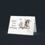 SISTER-GÖR ALLT DU KAN GÖRA PÅ DIN BIRTHDAG KORT<br><div class="desc">DETTA ÄR ETT SKYLDIGT SISTERS BIRTHDAY-KORT SOM KOMMER ATT VARA SÄKER ATT LÄGGA TILL EN STOR SMIL TILLSAMMANS MED KÄRLEK I HENNES HJÄRTA FÖR DIG NÄR DU SKICKAR DET HÄR KORTET!</div>
