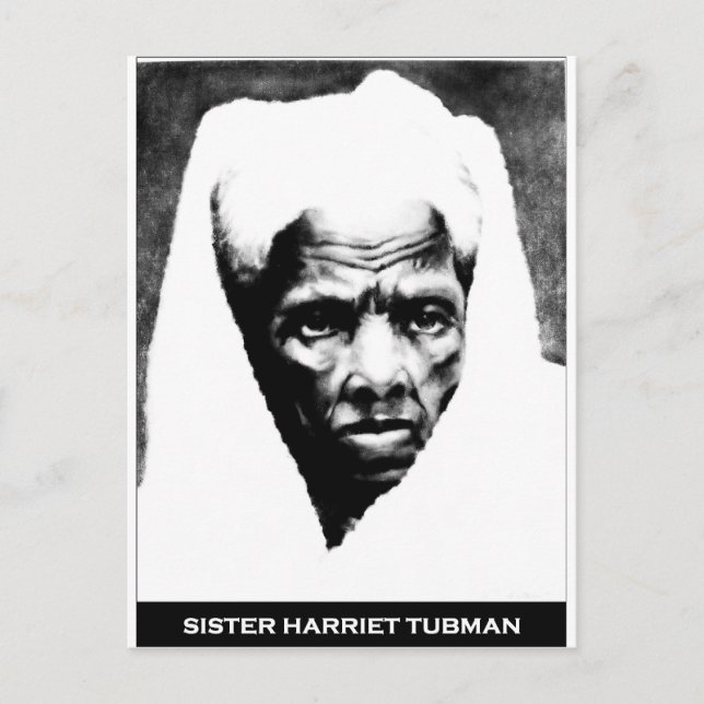 Sister Harriet Tubman Vykort (Framsida)