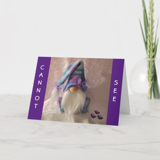 **SISTER HUMOR MED GNOME FÖR DIG** KORT (Framsida)