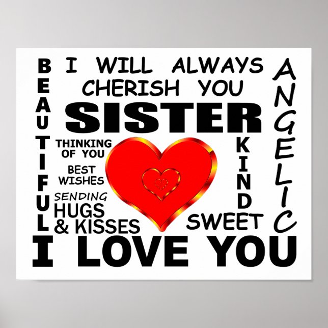 Sister I Kärlek You Poster (Framsidan)