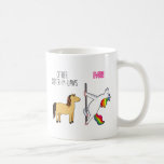 Sister i Lag Lag Ljunyj Unicorn Birthday Kaffemugg<br><div class="desc">Antingen du ge den här roliga enmajshajen mugg till din syster i juridik som bröllopsförmån eller som födelsedagspresent,  så kommer det att ge henne ett stort leende på ansikte.</div>