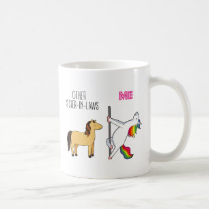 Sister i Lag Lag Ljunyj Unicorn Birthday Kaffemugg