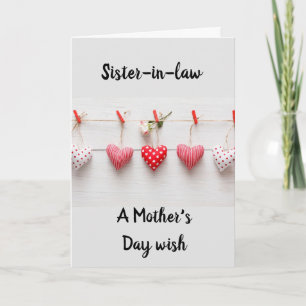 **SISTER-IN-LAW** PÅ "MORS DAG" HELGKORT