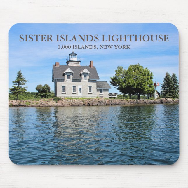 Sister Islands fyr, New York Mousepad Musmatta (Framsidan)
