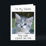 **SISTER** JAG KOMMER INTE ATT SÄGA DIN ÅLDER-GRAT KORT<br><div class="desc">**SISTER** - JAG SÄGER INTE ATT DET HÄR Kortet ÄR PURFECT FÖR DIN SISTER!!!!!!!</div>