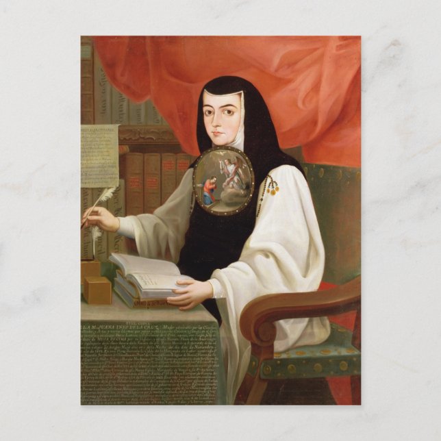 Sister Juana Ines de la Cruz Vykort (Framsida)