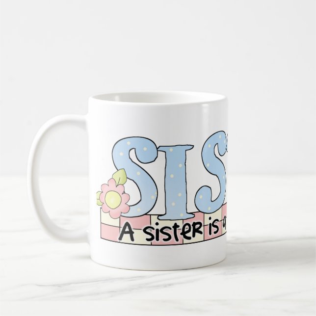 Sister Kärlek Friend Mugg-kaffe Mugg Kopp (Vänster)