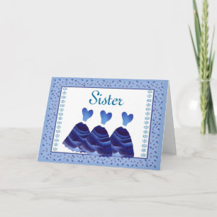 SISTER Maid of honor-inbjudan - PERIWINKLE-ägare Inbjudan