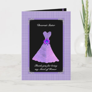 SISTER Maid of honor Tack - LILA Gown Kort