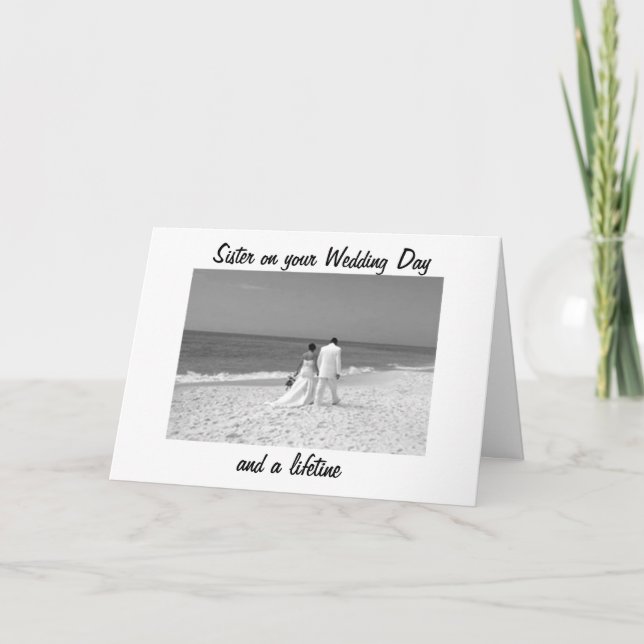 SISTER PÅ BRÖLLOPSDAGEN OCH EFTER KORT (Framsida)