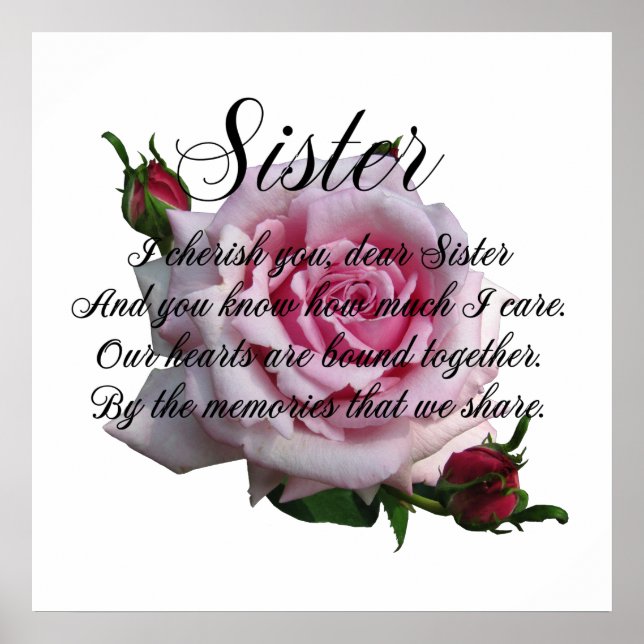 SISTER QUOTE POSTER (Framsidan)
