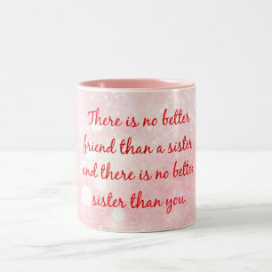 Sister Quote Två-Tonad Mugg