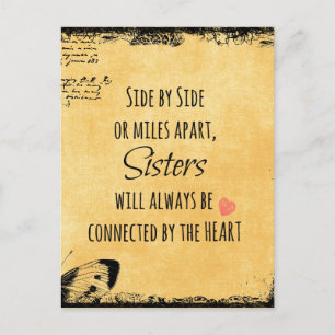 Sister Quote Vykort
