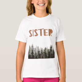 Sister Rustic Grönt Träd T Shirt