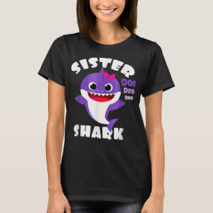 Sister Shark Shirt Sister Shark Älskare T Shirt