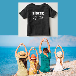Sister Squad Black Girl T-Shirt
