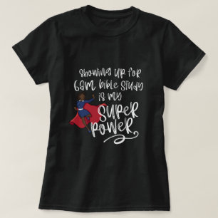 SISTER TOPPEN POWER (Mörk Skin), svart Kort T Shirt