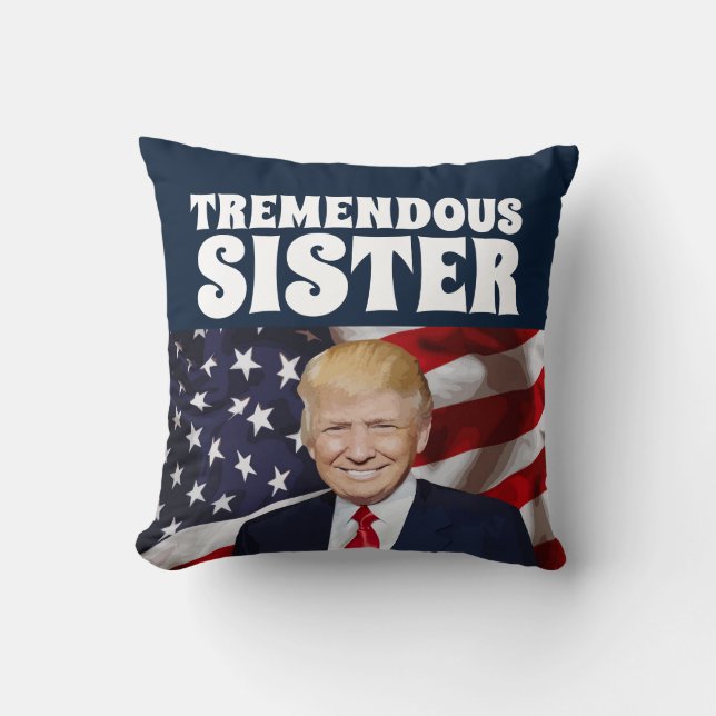SISTER TRUMP DEKORATIV KUDDE (Framsida)