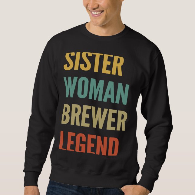 Sister Woman Brewer Legend Lång Ärmad Tröja (Framsida)