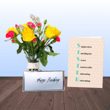 Sisterfödelsedag blommor Pästerfödelsedag