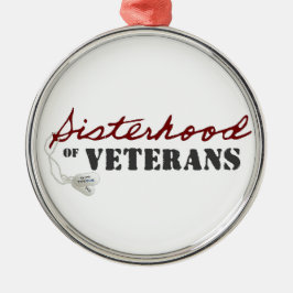 Sisterhoodprydnad Julgransprydnad Metall