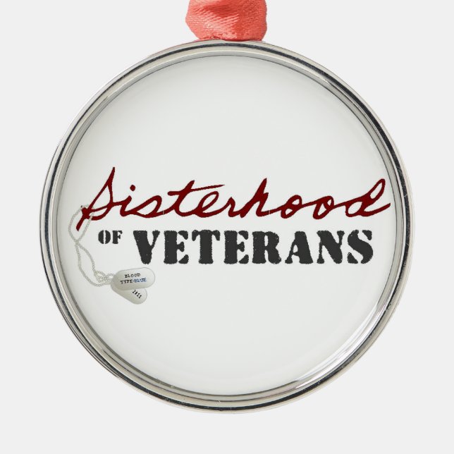 Sisterhoodprydnad Julgransprydnad Metall (Framsidan)