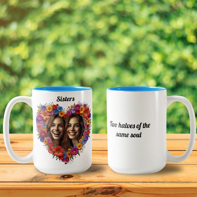 Sisterly Kärlek i Bloom Två-Tonad Mugg (Skapare uppladdad)