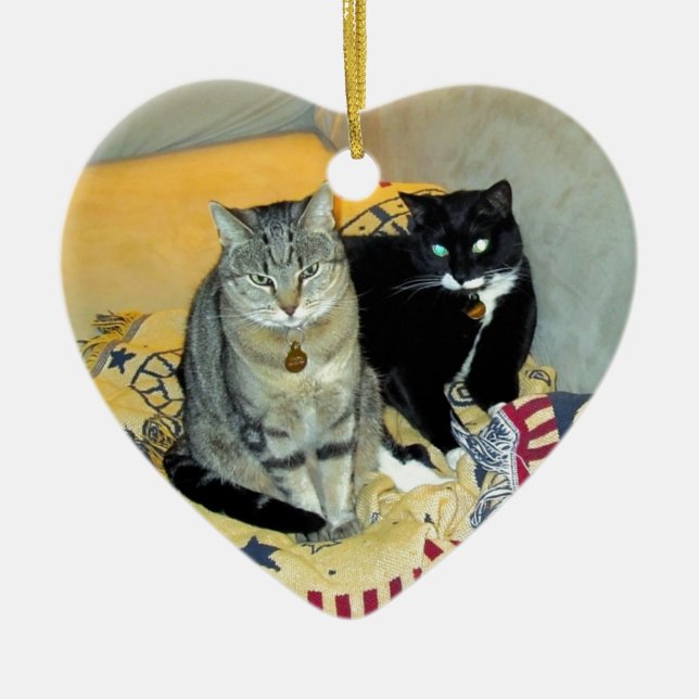 Sisterly Kärlek Julgransprydnad Keramik (Framsidan)