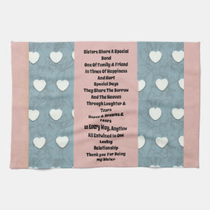 Sistermarmallow Hearts Kökshandduk