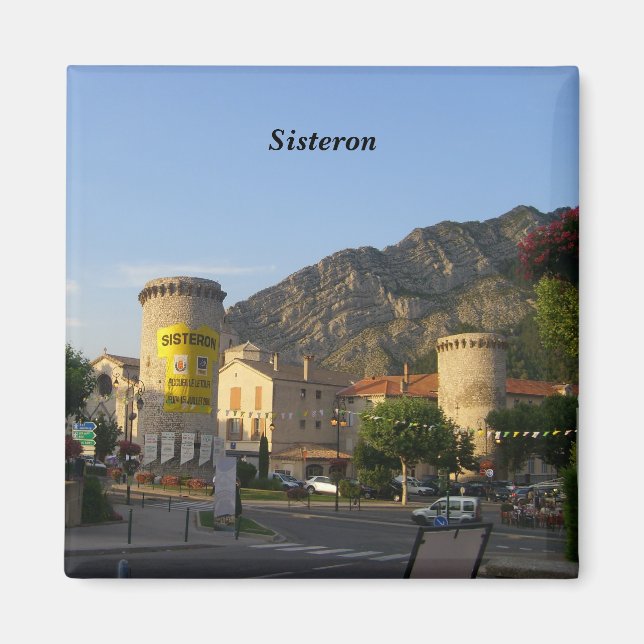 Sisteron - magnet (Framsidan)
