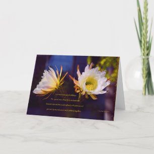 "Sisters #70" med dikt: Löjda ljus Kort