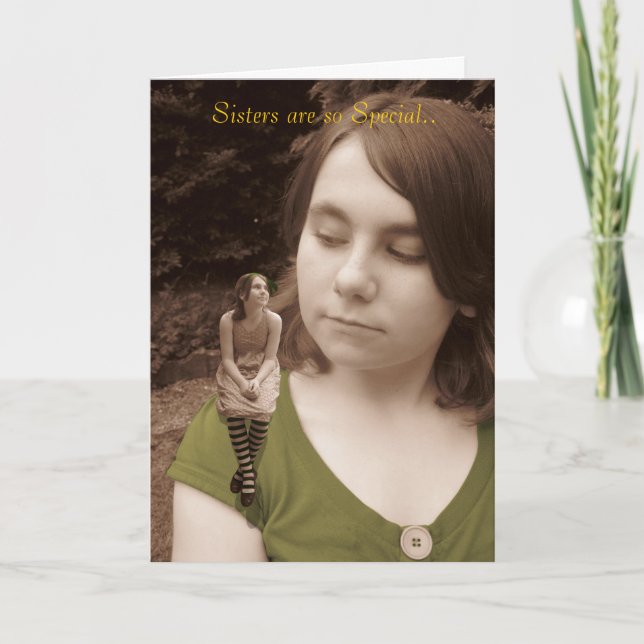 Sisters är så Speciella.. Kort (Framsida)