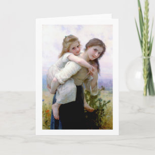Sisters, Bouguereau Kort