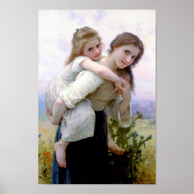 Sisters, Bouguereau Poster (Framsidan)