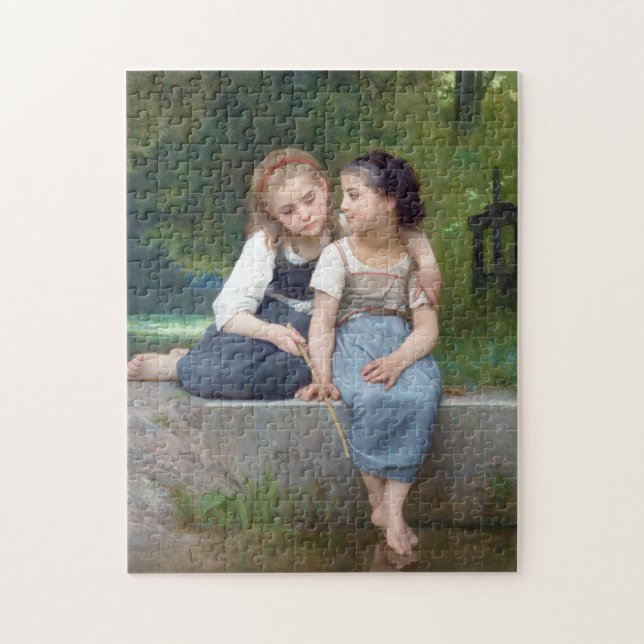 Sisters, Bouguereau Pussel (Vertikal)