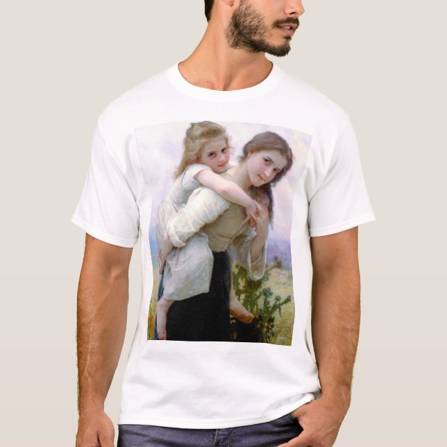 Sisters, Bouguereau T Shirt (Framsida)