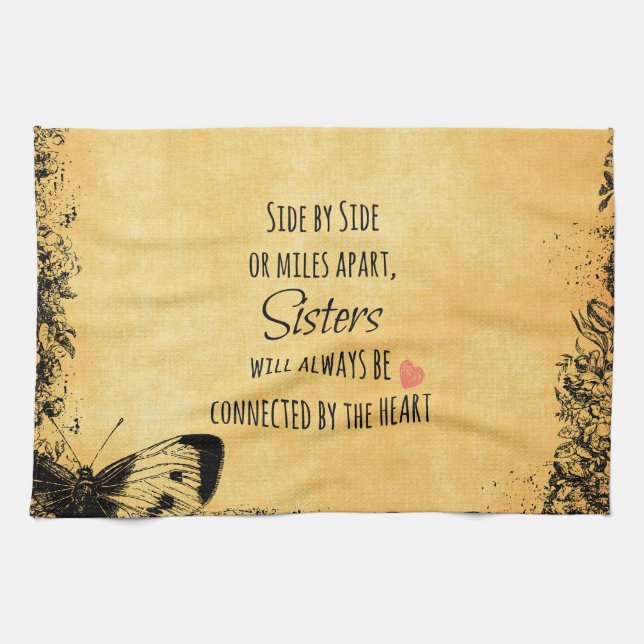Sisters-citat Kökshandduk (Horisontell)