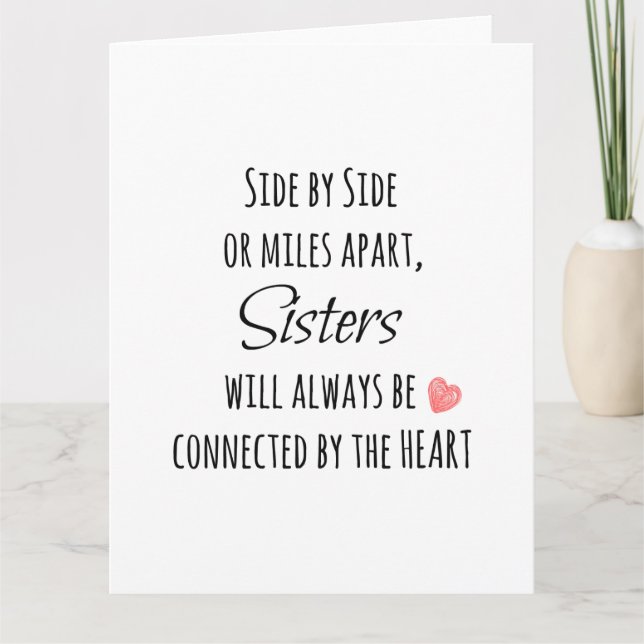 Sisters-citat Kort (Framsida)