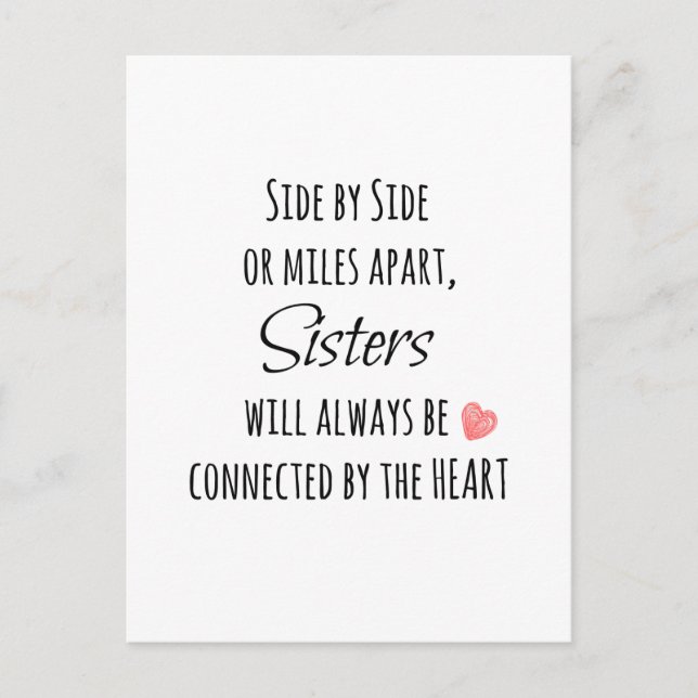 Sisters-citat Vykort (Framsida)